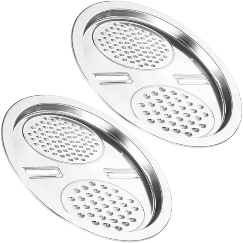 Stainless Steel Vegetable Slicer Potato Shredder 28X28CM Kitchen Essential - Image 1